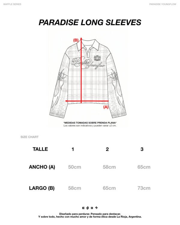 PARADISE LONG SLEEVES PINK – WAFFLE SERIES